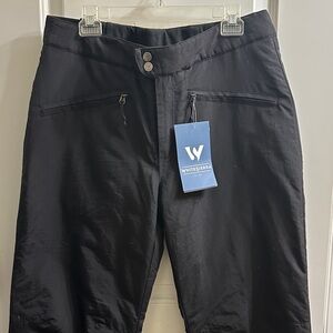 BNWT White Sierra Black Toboggan Insulated Pants 29” Inseam